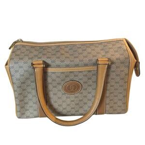 Gucci Beige and Tan Satchel